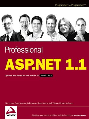 cover image of Professional ASP.NET 1.1